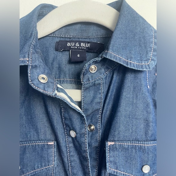 Blu and Blue denim dress size 6 - Picture 4 of 5